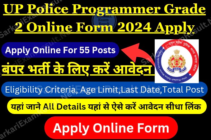 UP Police Programmer Recruitment 2024