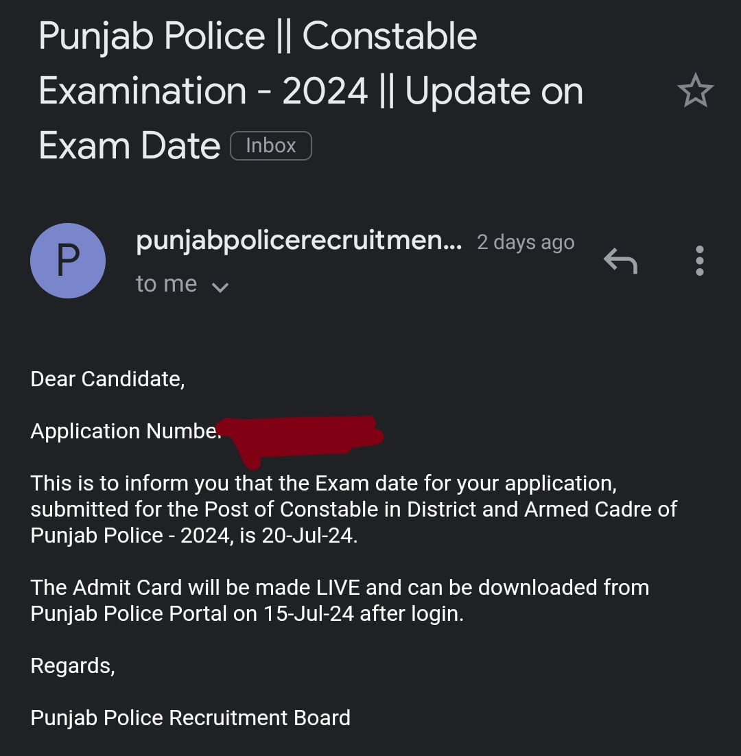 Punjab Police Constable 